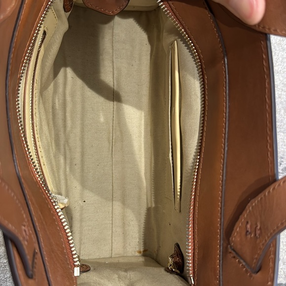 Etienne Aigner leather/suede satchel - Picture 5 of 6